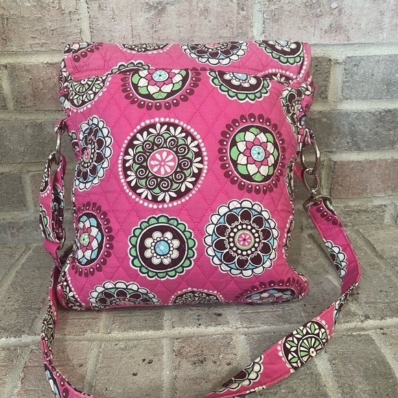 Vera Bradley Crossbody Bag with Floral Pattern - Picture 3 of 11